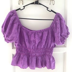 Lulus Cropped Blouse